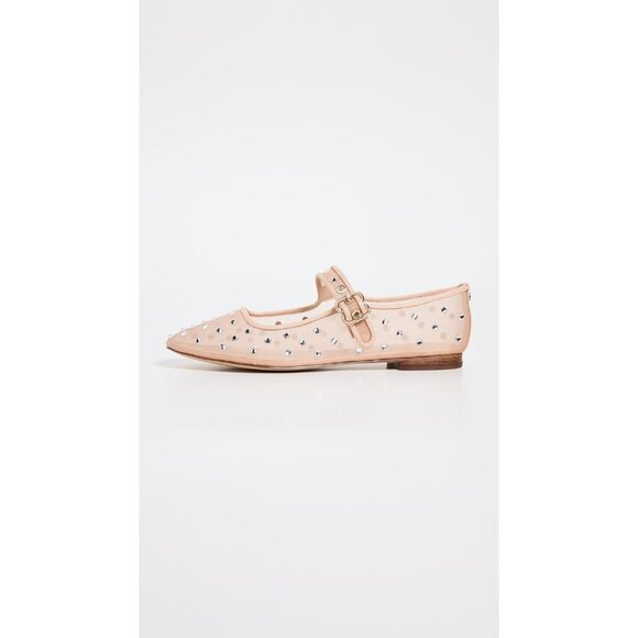 Sam Edelman Womens Vintage Pink Polyester Closed Pointed Toe Ballet Flat Shoes - Picture 5 of 6